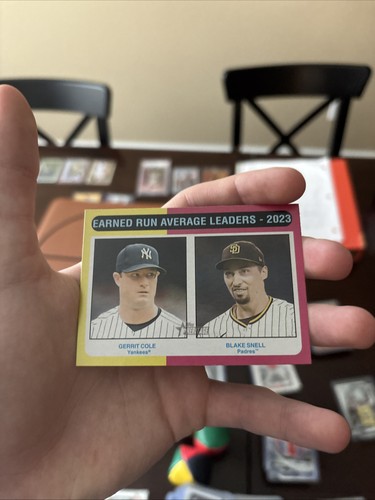 2024 Topps Heritage #311 Gerrit Cole / Blake Snell | Baseball Card
