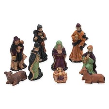 3er Set Heilige Könige Mit Kamelen, Figuren Aus Ha Produktbild-Vorschau 6