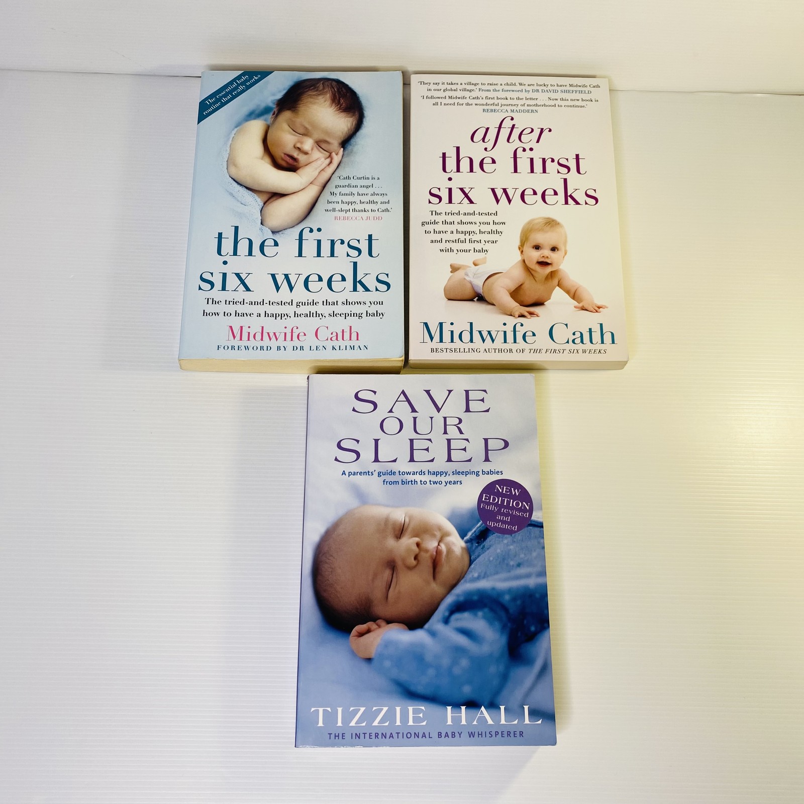 The First Six Weeks After Save Our Sleep Midwife Cath Tizzie Hall - 3 BOOKS LOT