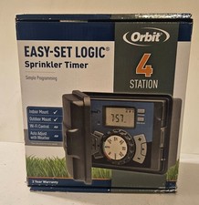 Orbit 27894 Easy-set Logic 4-Station Indoor/Outdoor Sprinkler System Timer