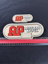 2 Ap Mufflers Pipes Stickers Hot Rod Muscle Car Nascar