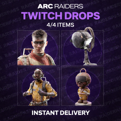 #ad 🎮 ARC RAIDERS – TWITCH DROPS 4 4 ITEMS DECEMBER ALL ITEMS ALL PLATFORMS $3.99