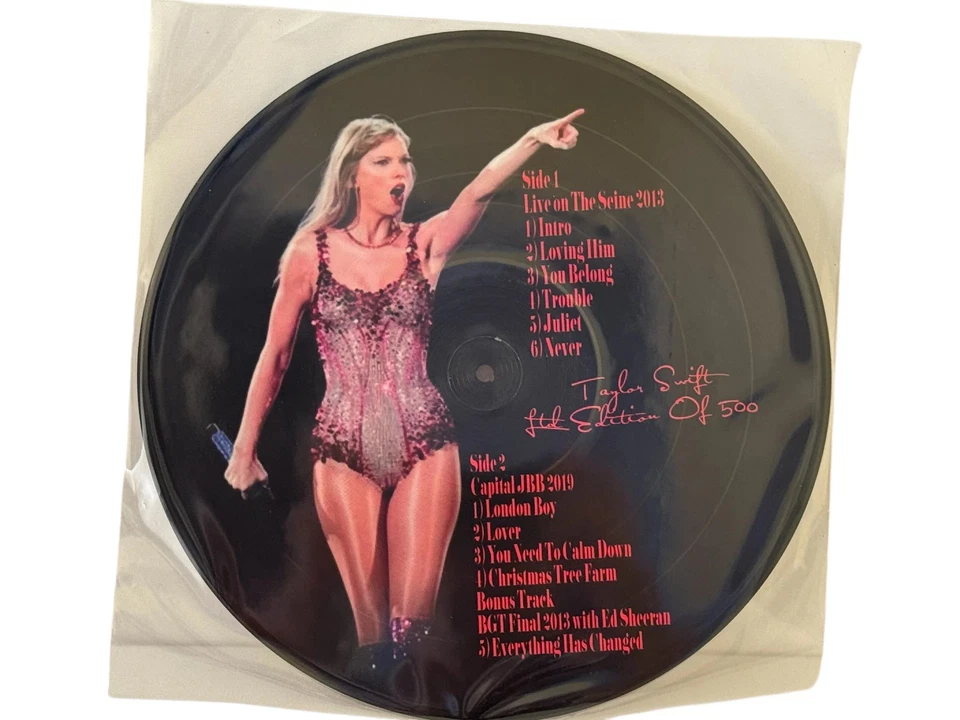 Taylor Swift - Live Picture Disc Vinyl Record LP - Image 2 of 2
