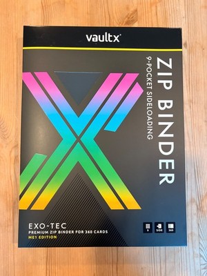 Vault X 9-Pocket Exo-Tec Zip Binder ME1 First Edition   Mega Evolutions