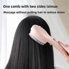 Self Cleaning Hair Brush Scalp Massage Portable Magic Comb Women