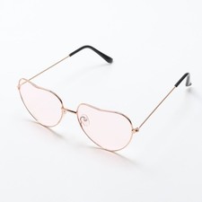 Eye Protection Heart Shaped Sunglasses with Gradient Color for All Faces