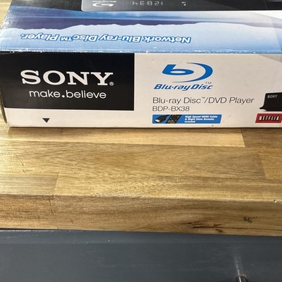 Sony BDP-BX38 Blu-ray Disc DVD Player HDMI BD-Live Open Box Complete