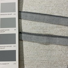 HOLLAND & SHERRY ARTHUR WOOL 1/8” MICROCORD GREY DE97114-BT - 15M - £105.