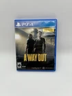 A Way Out (Sony PlayStation 4, 2018)  CIB, Tested, PS4