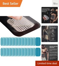 50/80 Pcs Gel Pads for Abs Stimulator - Replacement Pads for Abdominal Muscle...