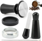 51Mm Espresso Accessories Kit, Espresso Tamper Set, Spring Loaded Calibrated Tam