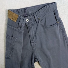 Johnnie O Mens Pants Blue Size 33x30 Chino West Coast Prep Straight Viscose Flex