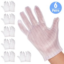 6 Pairs Darkroom Anti-Static Dust-Proof Gloves For Film Developing Processing