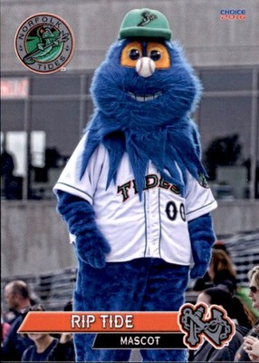 2016 Norfolk Tides Choice #29 Rip Tide MASCOT - NM Baseball Card
