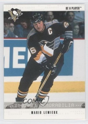 2002-03 ITG Be A Player Memorabilia Mario Lemieux #157 HOF 1z4