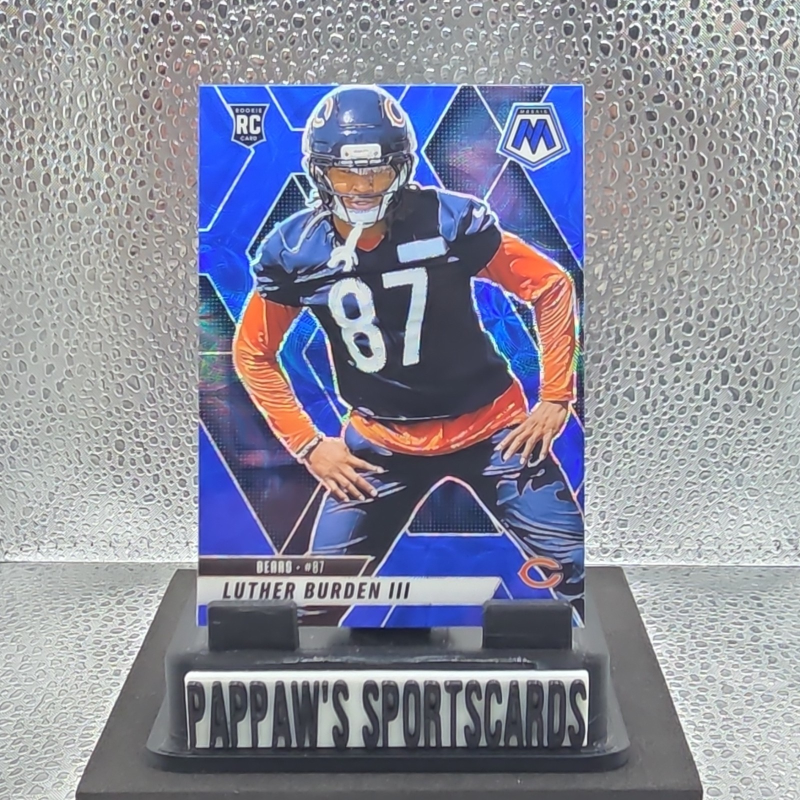 2025 Panini Mosaic blue scope Prizm Rookie Luther Burden III #383