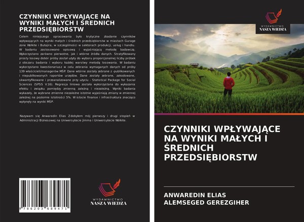 Czynniki Wp¿Ywaj¿Ce NA Wyniki Ma¿Ych I ¿Rednich Przedsi¿Biorstw Elias (U. A.)-image