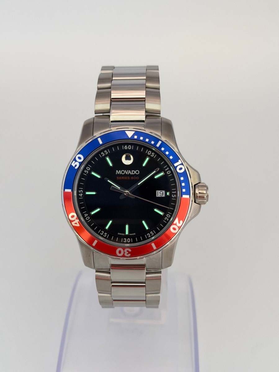 Movado Series 800 Men's Black Watch - 2600152 for sale online | eBay