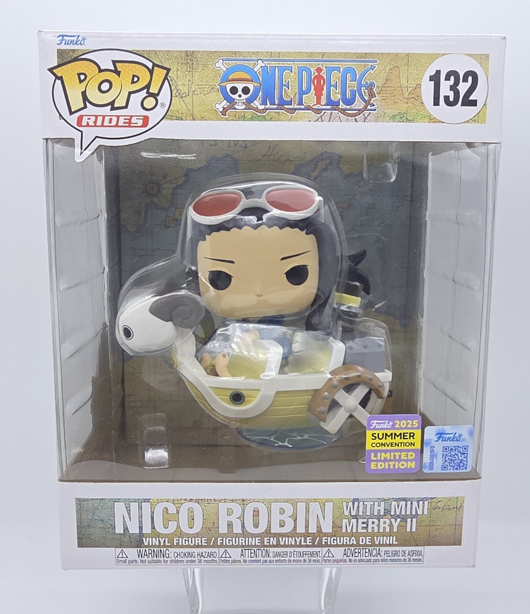 Funko Pop Rides Deluxe One Piece #132 Nico Robin Mini Merry II