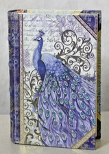 Trinket Box Wood Faux Book Hidden Secret Stash