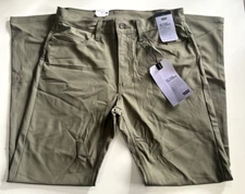 Levi's 511 Slim Tech Pants Men's 31x30 Stretch Quick Drying UV Protection Olive