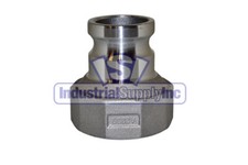 Jumpsize Camlock  2" Male Camlock x 3" Female Pipe  Aluminum  2030A