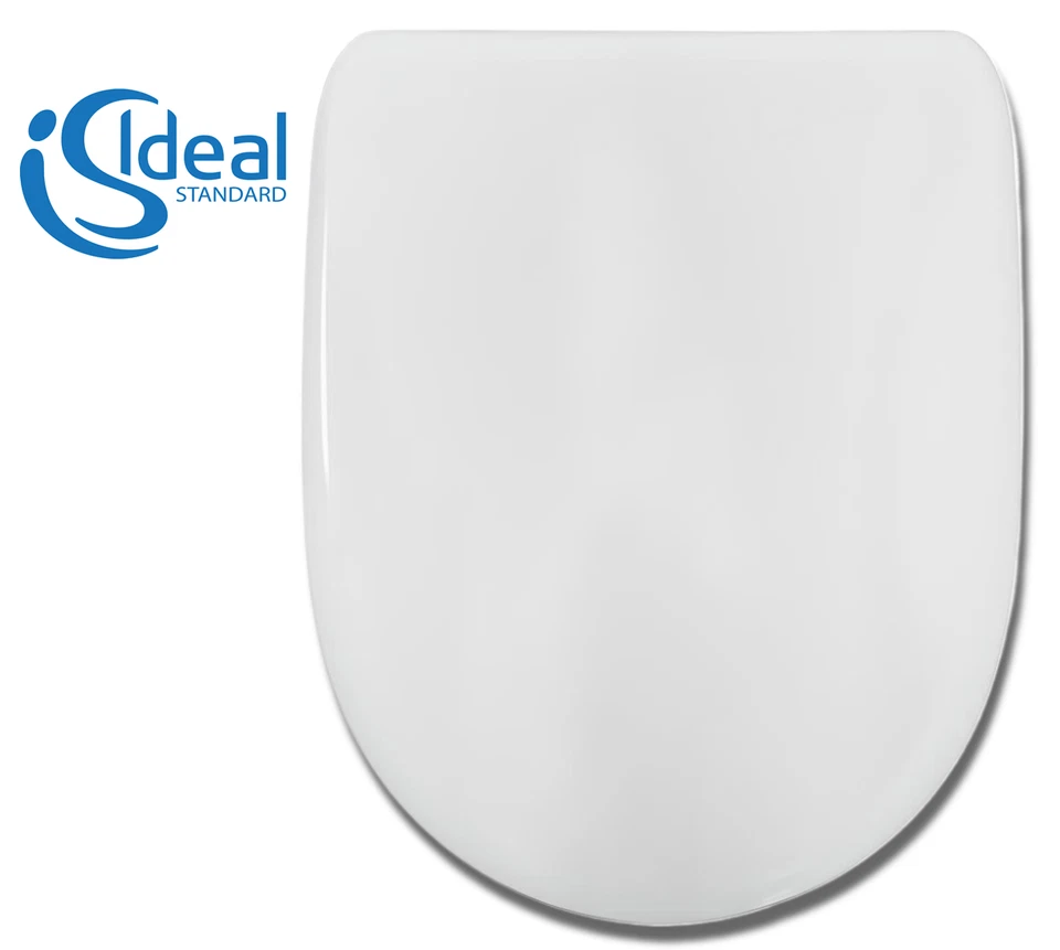 Ideal Standard Toilet Seat W302301 Vue Seat and Cover Soft Close + Fixing kit