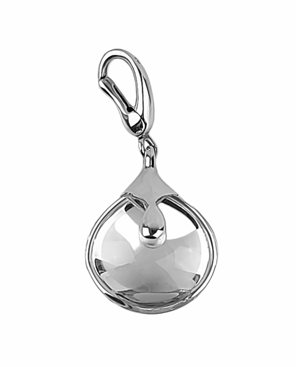 BACCARAT Jewelry Boheme Sterling Silver Clear Lead Crystal France