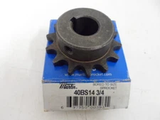 40BS14 MARTIN SINGLE ROLLER CHAIN SPROCKET 3/4in 
