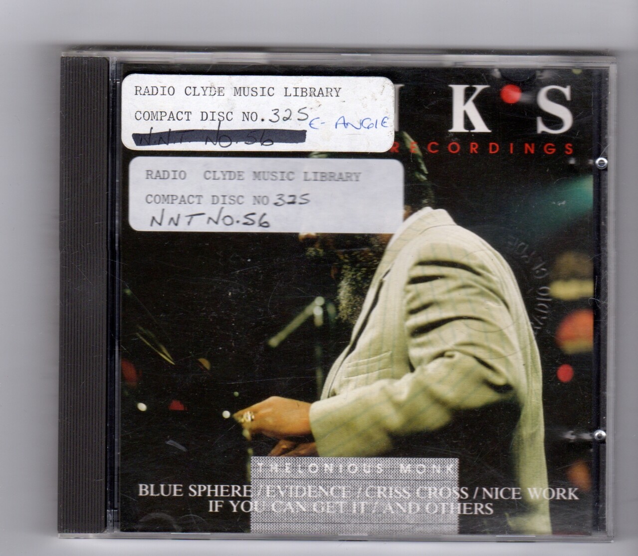 (IR216) Thelonious Monk, Monk's Classic Recordings - Korea CD