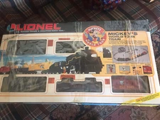 LIONEL MICKEY'S WORLD TOUR TRAIN SET #6-11721 - MICKEY MOUSE - NEW OPEN BOX.