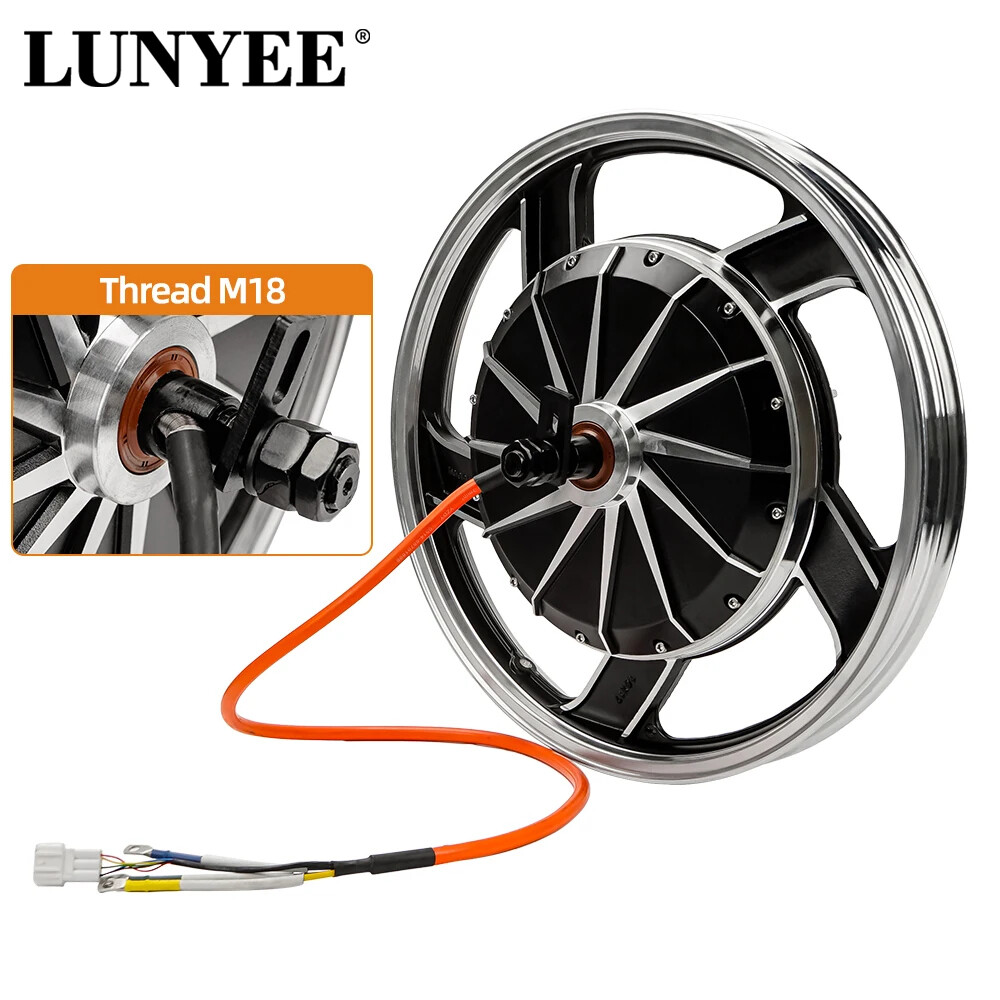 17 Inch Motorcycle Wheel Hub Motor Disc Brake Dc Brushless Wheel