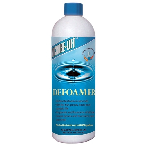 MicrobeLift Pond Defoamer 16 oz water gardenkoifish saferemoves