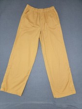 NWT VINTAGE STEVE  BARRY'S Pants Boys 12 SKATER PANTS Light Brown Roll-Up Leg