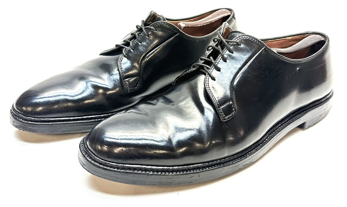 Mens Alden VTG 9901 Black Shell Cordovan Blucher Oxford Mens Alden VTG 9901 Black Shell Cordovan Blucher Oxford