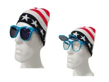 Vintage Retro flip up lens sunglasses square summer clear mirror men women