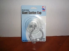 Giant Suction Cup For Kitchen Bathroom Wreath Very Large 3" Diameter 2" Hook