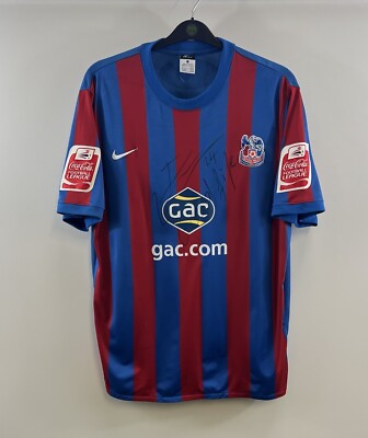 Crystal Palace Match Issue Davis 24 Home Football Shirt 2010/11