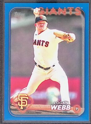 2024 Topps Series 1 Parallels: MISC BLUE BORDER & YELLOW BORDER - Pick from List