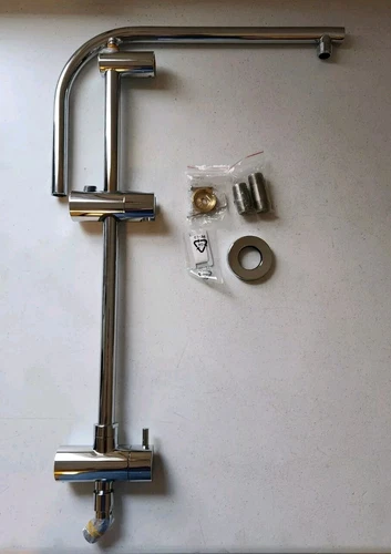 Signature Hardware SHSR7010CP Retrofit Shower with Slide Bar, Chrome - Picture 1 of 2