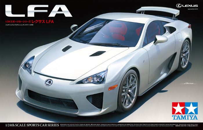 Tamiya 24319 1/24 Scale Model Sports Car Kit Lexus LFA w/Photo