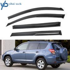 4 Smoke Tinted Window Visors Vent Rain Guards For 2006-2011 2012 Toyota Rav4 4 Smoke Tinted Window Visors Vent Rain Guards For 2006-2011 2012 Toyota Rav4