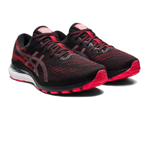 ASICS Uomo Gel-Kayano 28 Scarpe Da Corsa Ginnastica Nero Rosso Sport | eBay