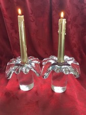 FLAWLESS Exquisite BLENKO Pair ICE FOUNTAIN A...