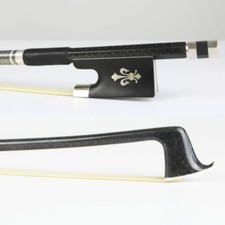 NEW 4/4 Size Advanced Plaid Carbon Fiber Violin Bow Natural Mongolian Horse hair