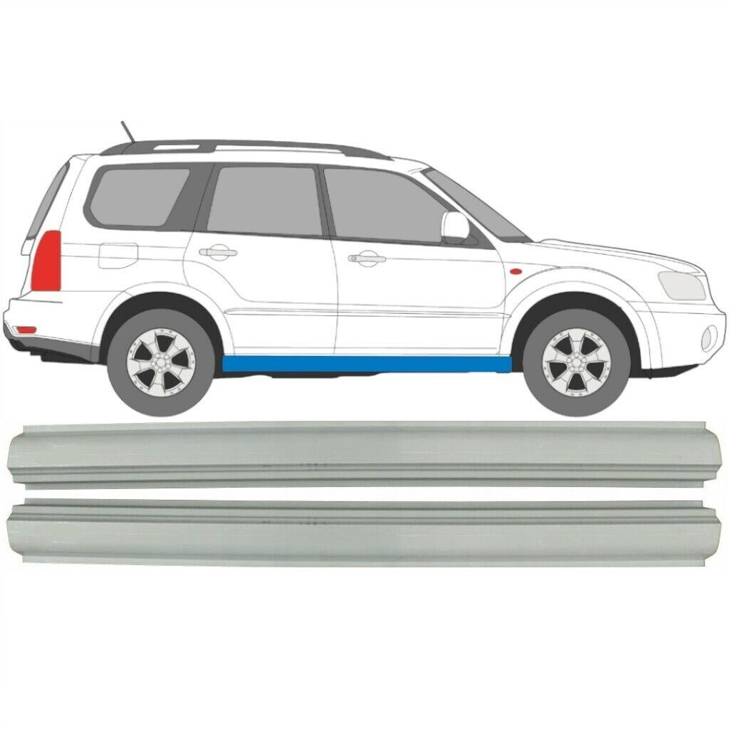 SUBARU FORESTER SF/SG 1997-2008 2x SILL REPAIR PANEL ROCKER PANEL / PAIR