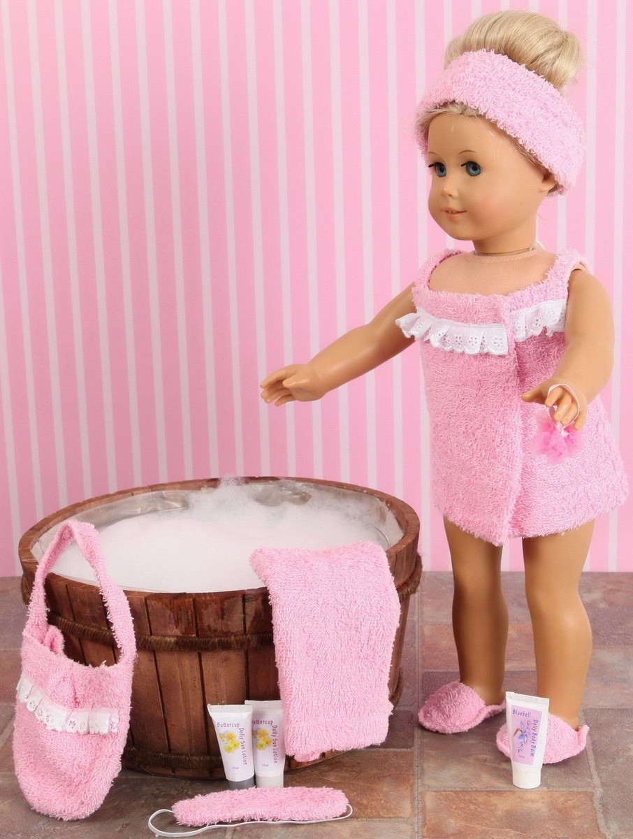 FRILLY LILY SPA SETS FOR 14-18 inch DOLLS LIKE OUR GENERATION