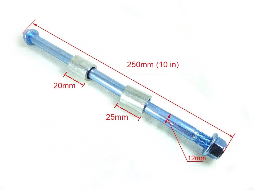 12mm Front Rear wheel Axle Honda XR CRF 50 Dirt Pit Bike 70 90 110cc Spacer