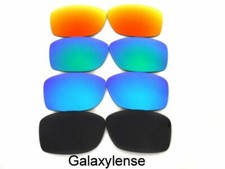Galaxy Replacement Lenses For Oakley Fuel Cell Black Blue Green Red 4 Pairs