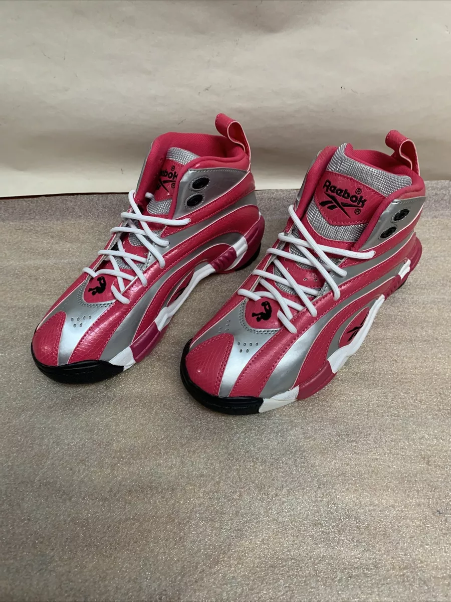 Reebok Shaqnosis OG Grade School Silver Pink White V53880 Big Kids
